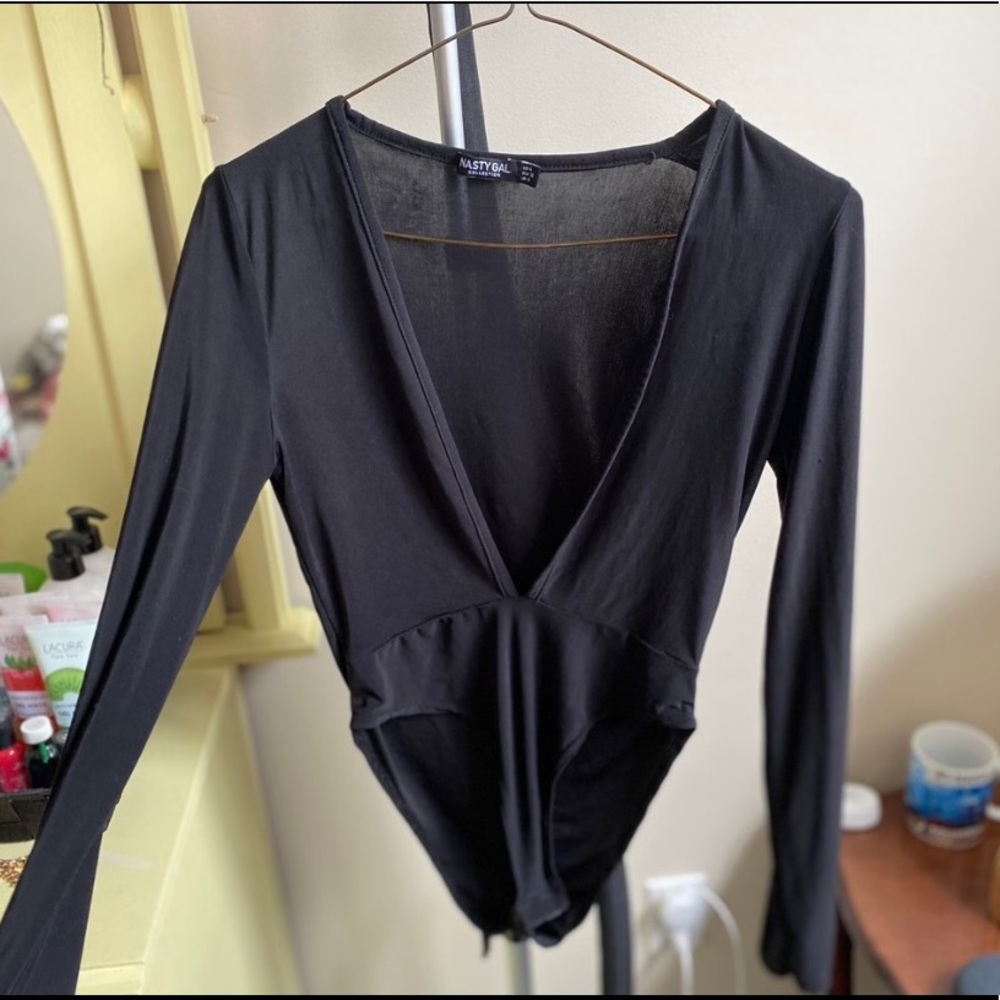 Nasty Gal V Neck Bodysuit